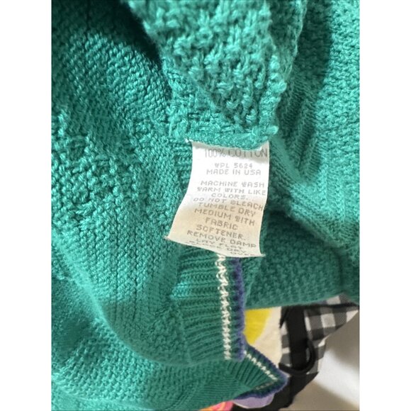 Pacific Coast Ladies Golfwear Green Short Sleeve Sweater Size XL USA - Picture 6 of 6